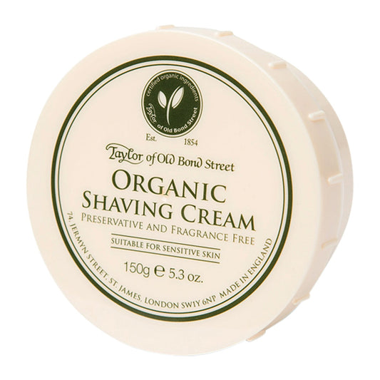 Taylor of Old Bond Street Organic Shaving Cream 150g