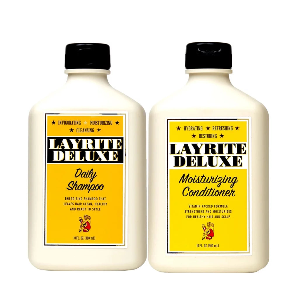 Layrite Deluxe Daily Shampoo and Moisturising Conditioner Set