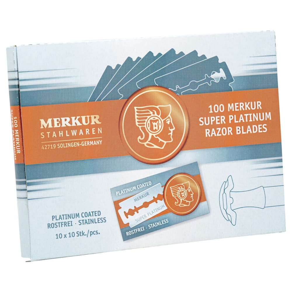 Merkur Super Platinum Double Edge Blades (100)