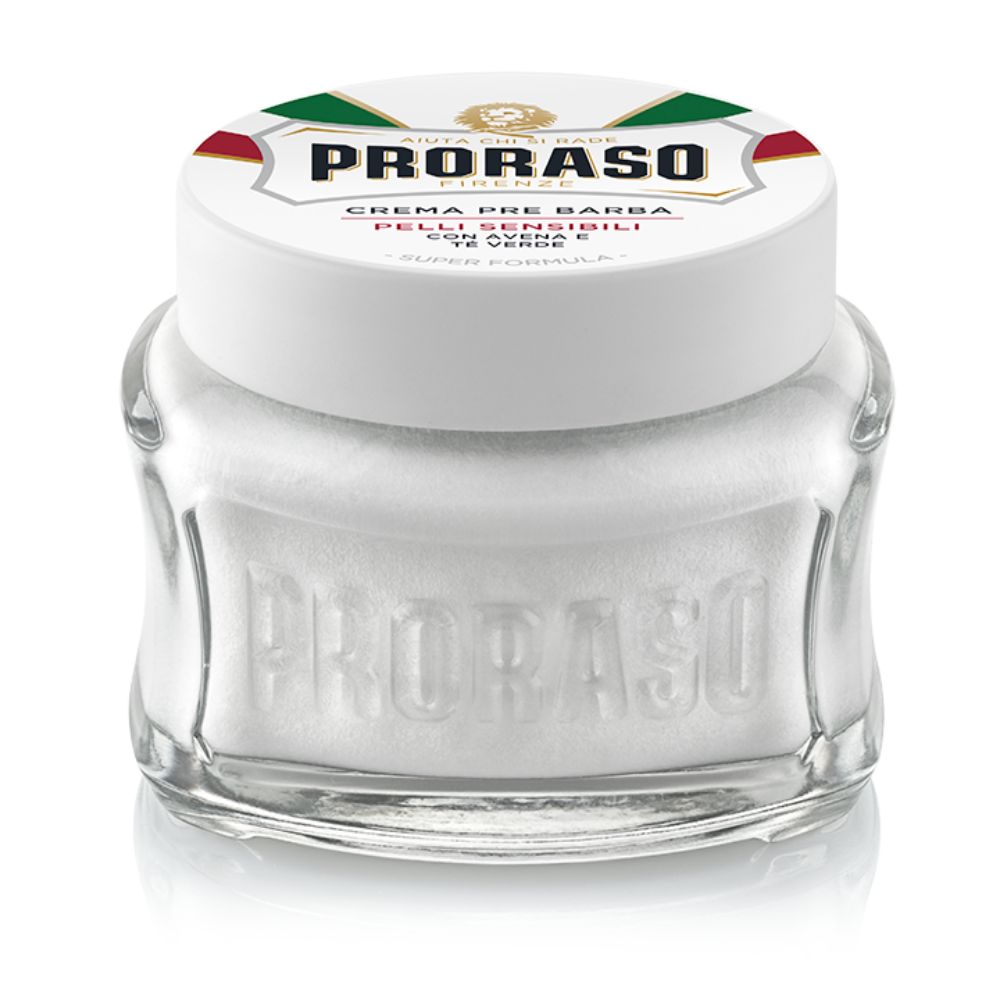 Proraso Green Tea and Oatmeal Sensitive Pre Shave Cream 100ml