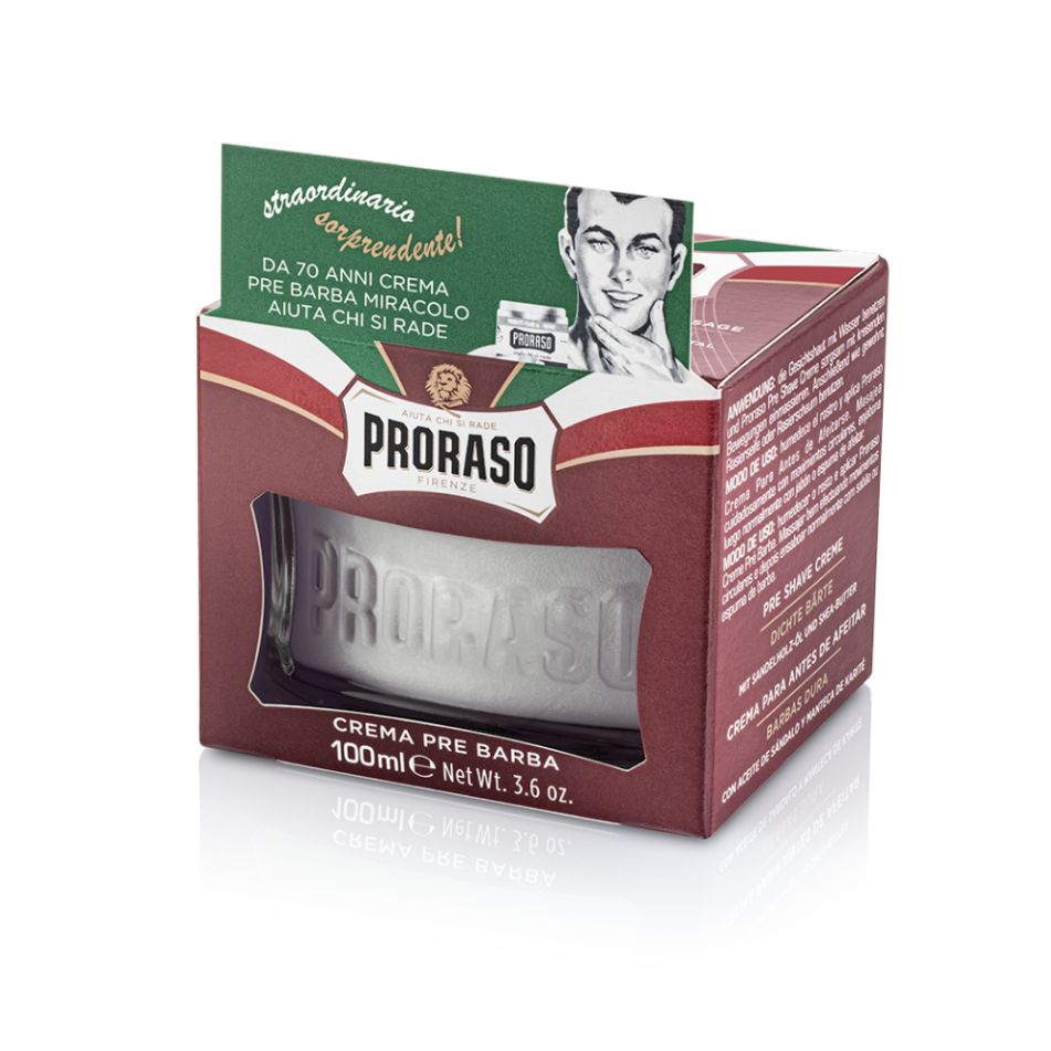 Proraso Sandalwood and Shea Butter Nourish Pre Shave Cream 100ml