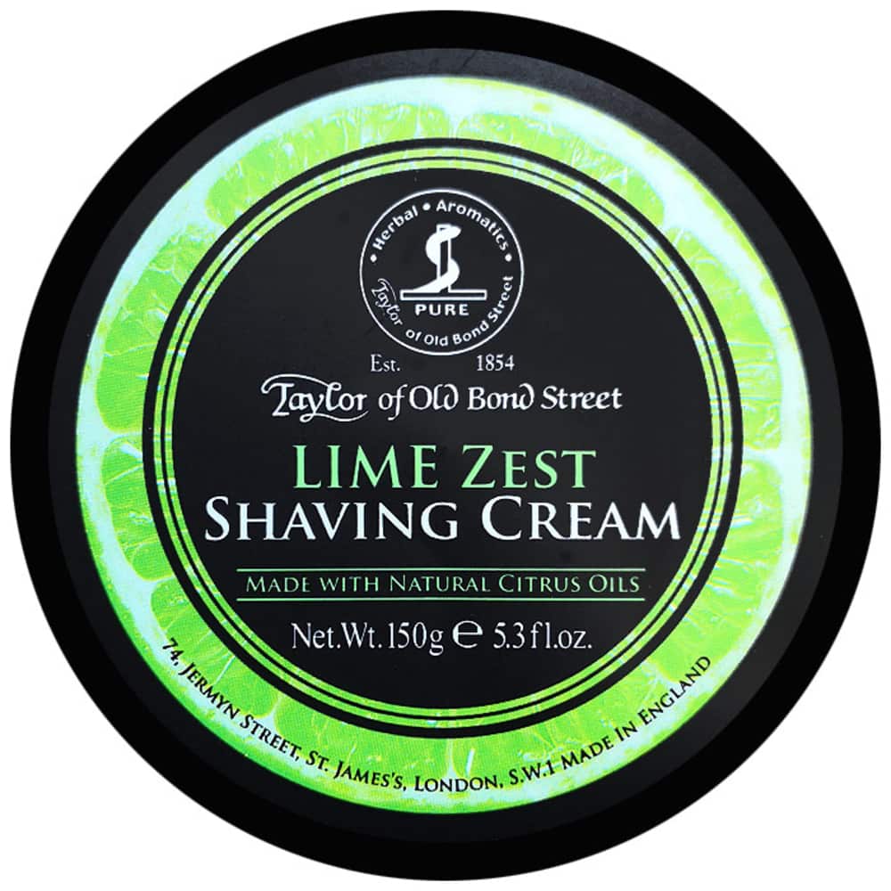 Taylor of Old Bond Street Lime Zest Shaving Cream 150g