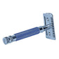 Yaqi Portal Safety Razor Closed & Open Comb Blue
