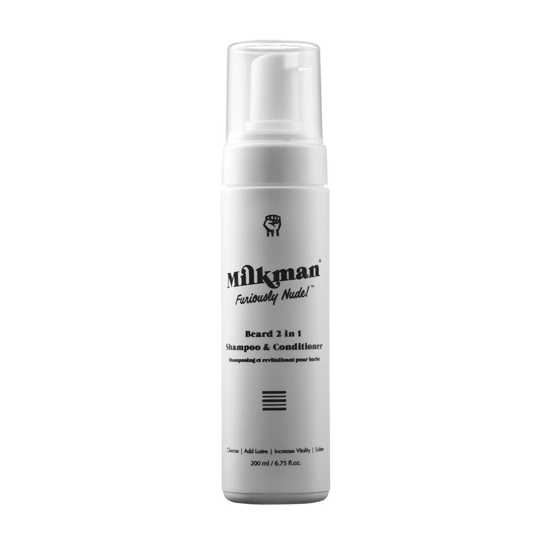 Milkman Furiously Nude 2 In 1 Beard Shampoo and Conditioner 200ml