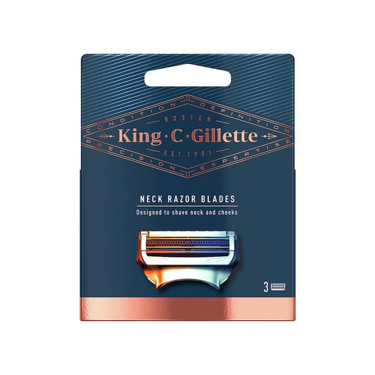 King C Gillette Neck Razor Blades 3 Pack