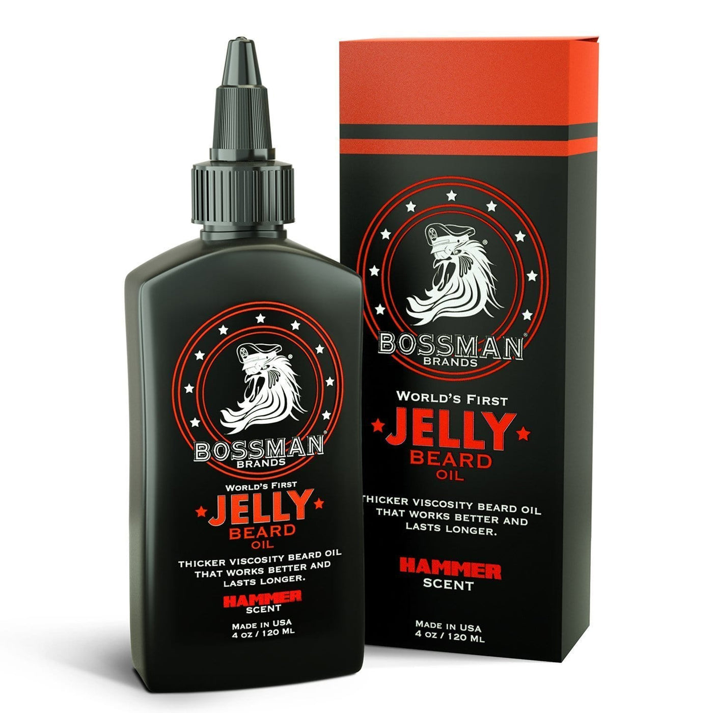 Bossman Jelly Hammer Beard Oil 120ml