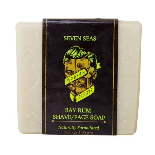 Modern Pirate Seven Seas Bay Rum Shave/Face Soap 110gm